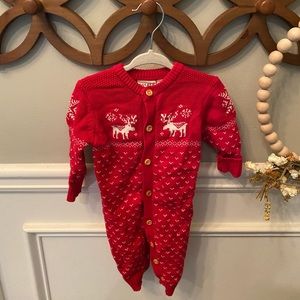 Christmas knit onesie